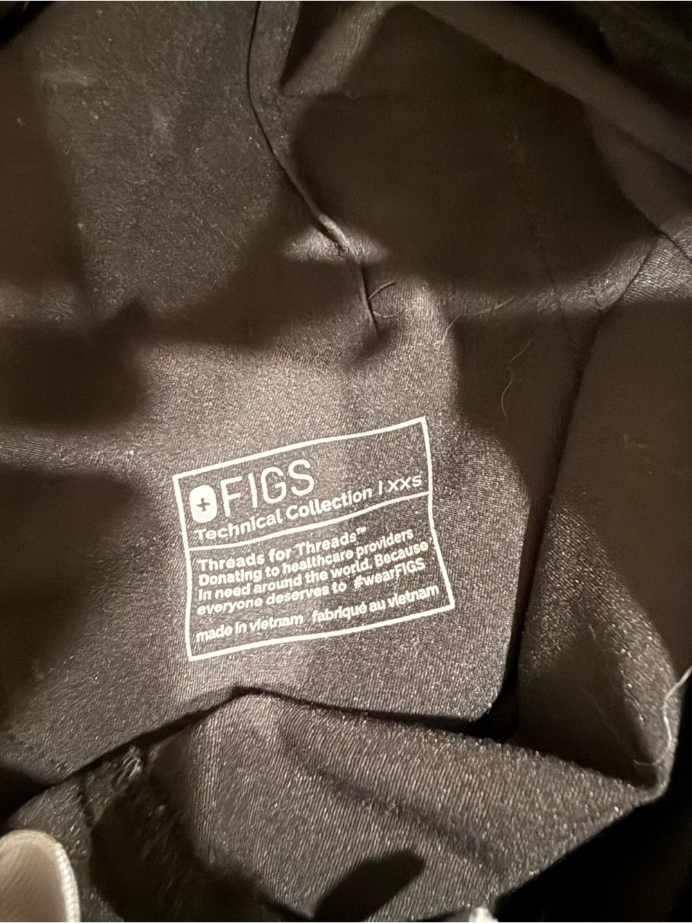 Figs Livingston Black XXS - Picture 2 of 2